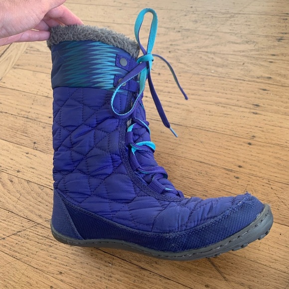 Columbia snow boots with Omni-heat liner great for winter big girl’s size 5 - Picture 3 of 11